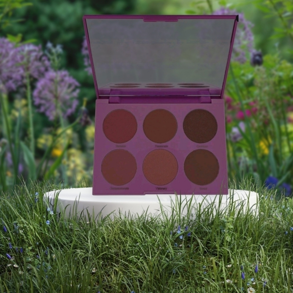 REALHER You Are Brilliant Pro Blush Palette - 6 Colors NIB Sealed RV $36